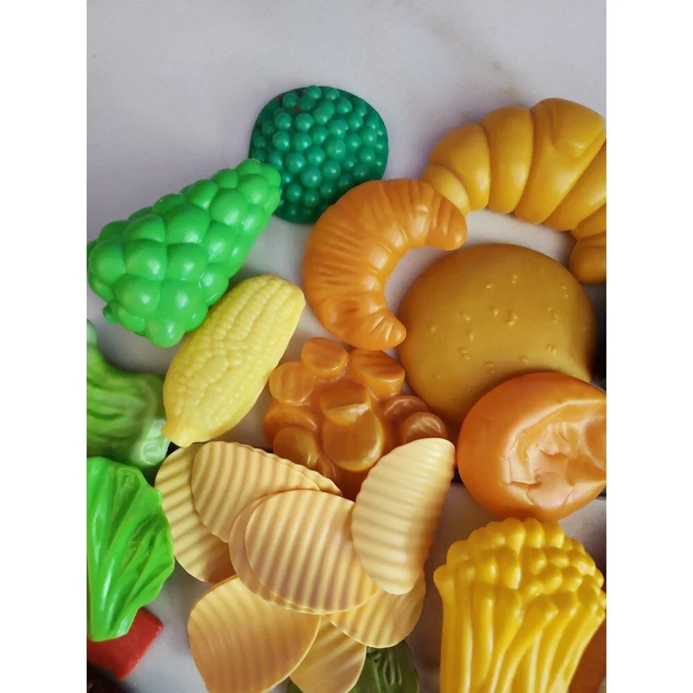 Pretend Kitchen Play Food Toy Food Variety Fries Pizza Donuts Chips 70+ Pieces